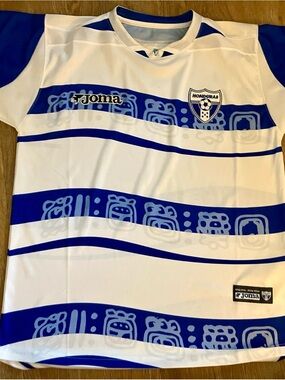 Vintage 2005 Honduras National Team Soccer Jersey | Joma | Mayan Glyph Pattern